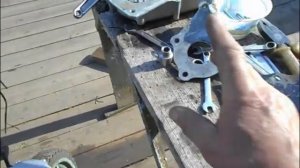 Установка  редуктора  на двигатель