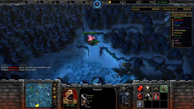 WarCraft 3 Farmer vs Hunter #274 Farmer