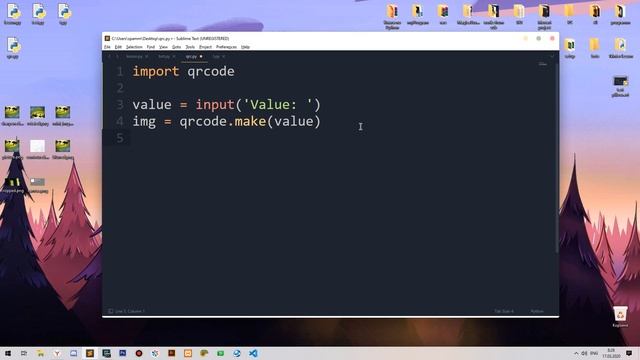 Как создать свой QRCODE | PYTHON
