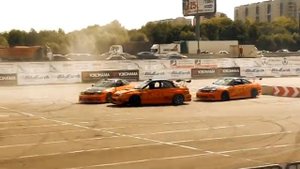 OrangeTeam дрифт шоу в Москве