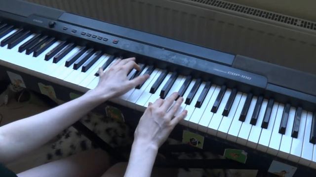 Эльфийская песнь пианино обучение