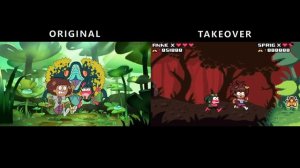 Theme Song Takeover Side by Side | Amphibia | Disney Channel Animation