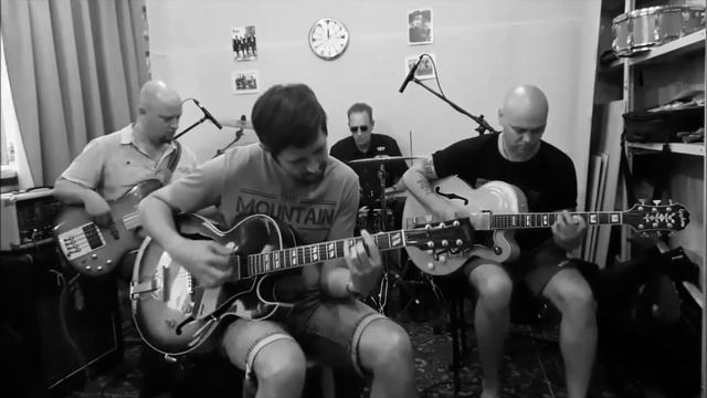 Moscow Windows, instrumental jazz, guitar version Em, live video-audio/Московские окна, инструмента