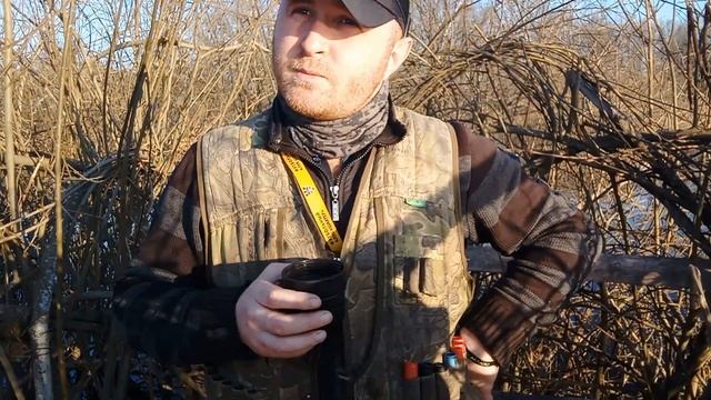 Вечерняя охота на гуся. Хороший налет после захода солнца!!! смотреть онлайн