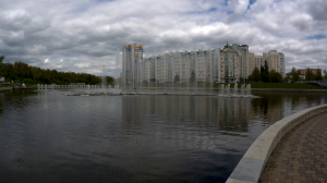 Я снял видео про фонтан на реке в городе Орле, город Орёл
