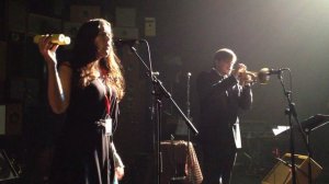 Emilie-Claire Barlow, sound check in Saint Germain-en-Laye, France - La Belle Dame Sans Regret