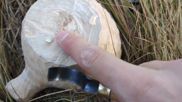 Делаю куксу из осины своими руками! Доделываю, навожу конечные штрихи!