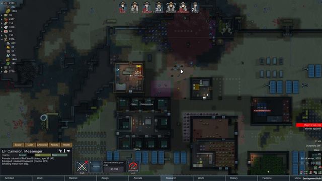 Rimworld Fort Ranchos EP47: Sniping Mechs - Alpha 16 Custom Scenario Cassandra Extreme