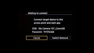 Беспроводное подключение Canon PowerShot G7x Mark II к iOS устройствам (Wi-Fi)