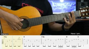 Send Me an Angel - Scorpions - Fingerstyle Guitar Tutorial + TAB & Lyrics