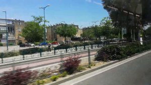 Жизнь в Израиле. Поездка в автобусе по Кирьят Яму. июнь 2018