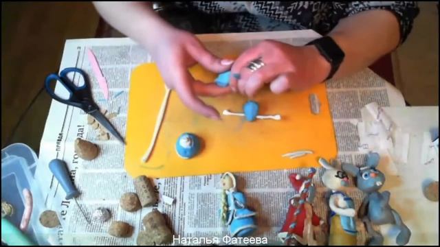Как слепить подвижную куклу из пластилина | Stop-motion анимация | Мастер-класс | СНЕГУРОЧКА