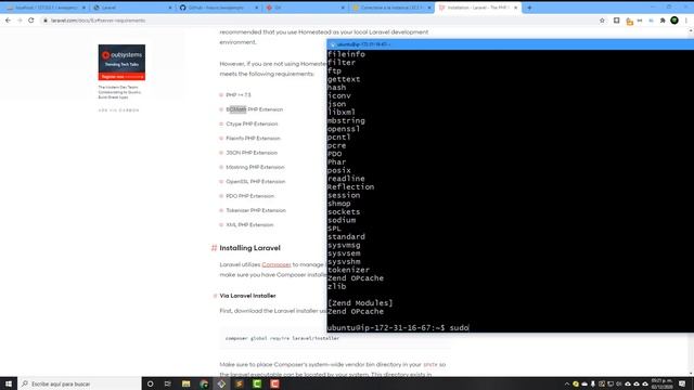 05. Configurar nuestro servidor - Instalar laraverl 8 en AWS смотреть онлайн