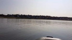 Лодочный мотор москва 10 ,лодка дельта 325 спорт, разгон