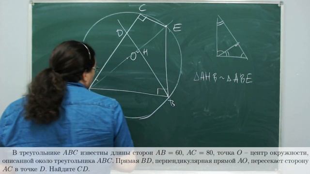 ОГЭ. Математика. Задание 26 | Перпендикуляр в окружности | Борис Трушин | смотреть онлайн