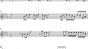 Чёрный кот. Ноты.