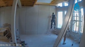 Монтаж ГКЛ в доме из сип (sip) панелей.Отделка дома из сип панелей.