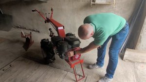 Проверка мотоблока МТЗ перед отправкой клиенту.