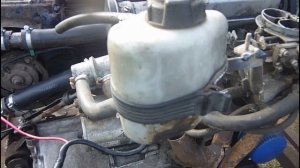 Поставил радиатор с ваз 2110 на самодельный гусеничный вездеход