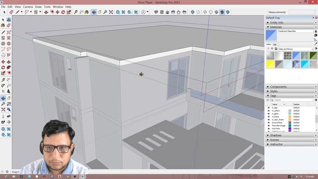 Modern Villa 3D Model making in SketchUp 2021 Complete Tutorial for Beginners