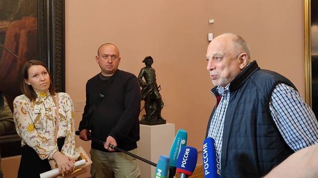 Григорий Наумович Голдовский о выставке смотреть онлайн