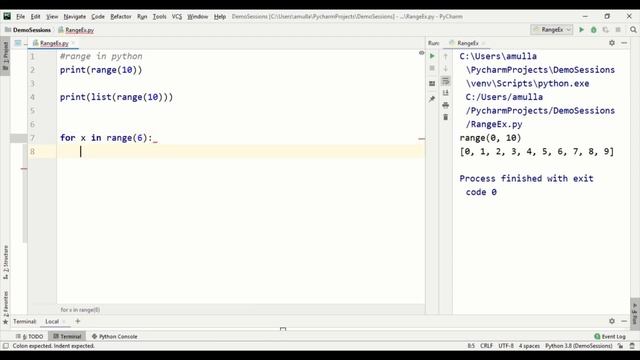 Range in Python