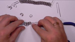 Византийская цепь из соединительных колец (колечек). Видео от Анатольевича.