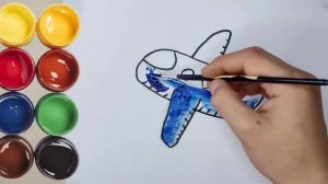 Drawing Plane for Kids | Çocuklar için Uçak Çizimi | рисунок самолета | Tata Children | Easy Drawin