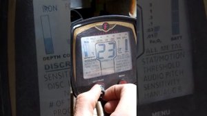 Второй тест катушка Detech SEF 15"x12" для F75.