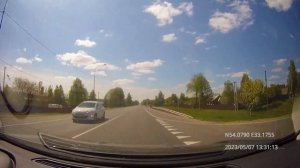 Driving in Smolensk region: Десногорск - Рославль 07/05/2023 (timelapse 4x)