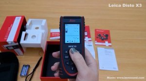 Leica Disto X3 unboxing/introduction video