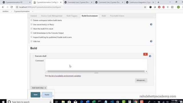 063 Integrating Cypress framework into Jenkins CI tool смотреть онлайн
