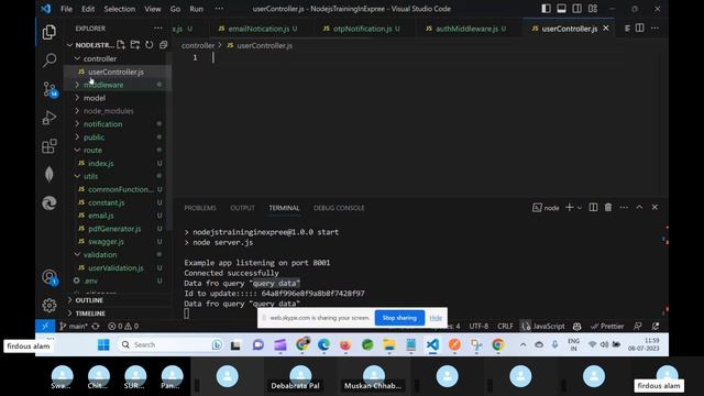 Class 7 Nodejs Tutorial | Backend Web Development using Nodejs | Javascript Node js Tutorial
