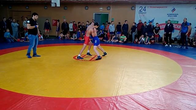 Кузнецов Никита 1 схватка в 53 кг Новочеркасск смотреть онлайн
