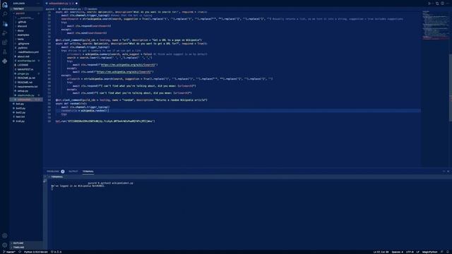 Discord Wikipedia Bot (Slash Commands) | Pycord/Discord.py