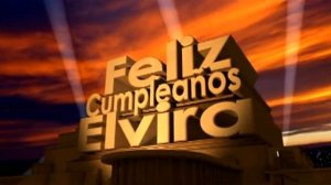 feliz cumpleaños Elvira