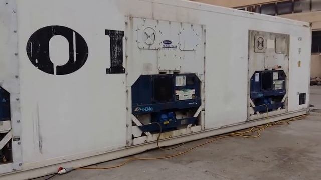 Рефрижераторный контейнер Carrier. Встраивание 3-х дополнительных агрегатов