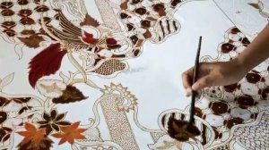 How to make hand painting traditional Batik : COLET process series