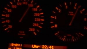 BMW E34 525i Highspeed Test im 5. Gang