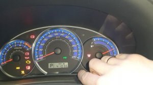 Самодиагностика subaru forester sh5