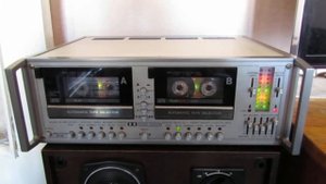 Кассетная дека самодельная двухкассетная. Cassette deck DYI double.