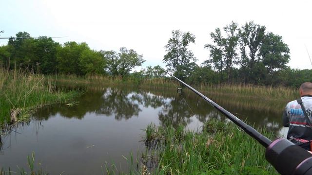 ПОКУСАЛИ КОМАРЫ! :( Наконец-то РЫБАЛКА! Рыбалка с батей на окуня и чебуреки! =D смотреть онлайн