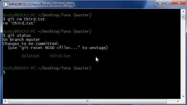 Git Tutorial - 10 - How to Delete Files смотреть онлайн
