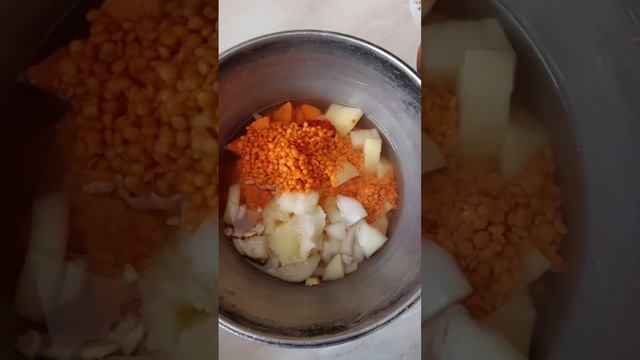 #суп из чечевицы# вкусный суп#mərci supu,asan və dadlı#??#making lentil soup#