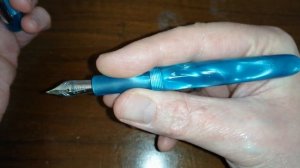 Fountain Pens UK Facebook Handmade Teal fountain pen by John G