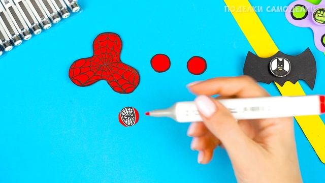 Игровые часы из бумаги - Супергерой, Человек паук, Бэтмен, Халк DIY Браслет Fidget Spinner Антист смотреть онлайн
