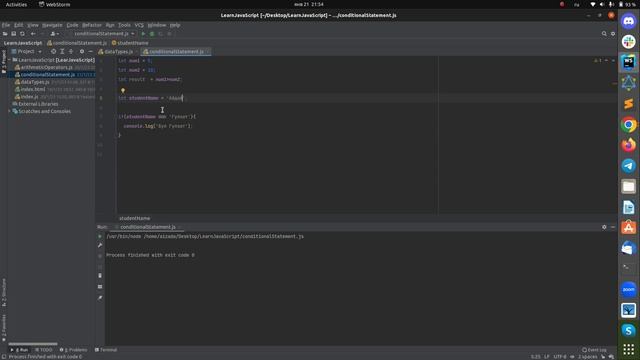 7 #Кыргызча Javascript: JS if else салыштыруу жана шартту операторлор