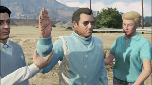 Наткнулся на каких то сектантов . GTA5