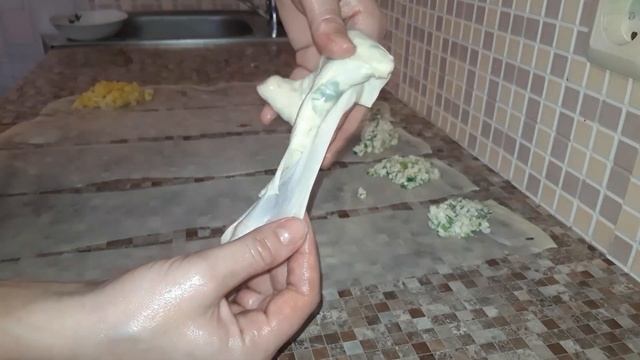 Молдавские плацинды. Пирожки из вытяжного теста.