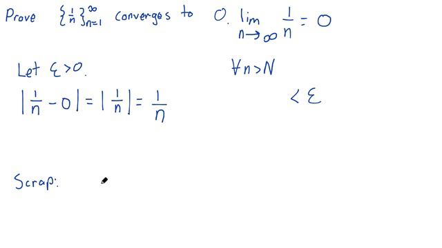 Real Analysis Course #15 - Limit of 1/n Converges to 0 смотреть онлайн